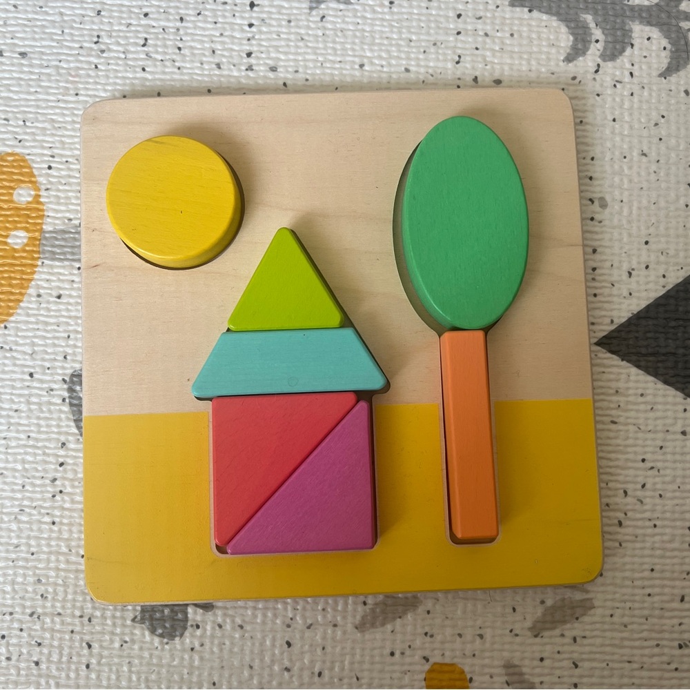 Lovevery double sides wood puzzle